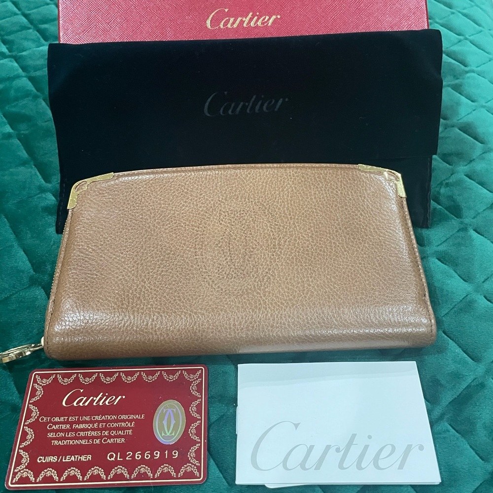 Cartier leather wallet